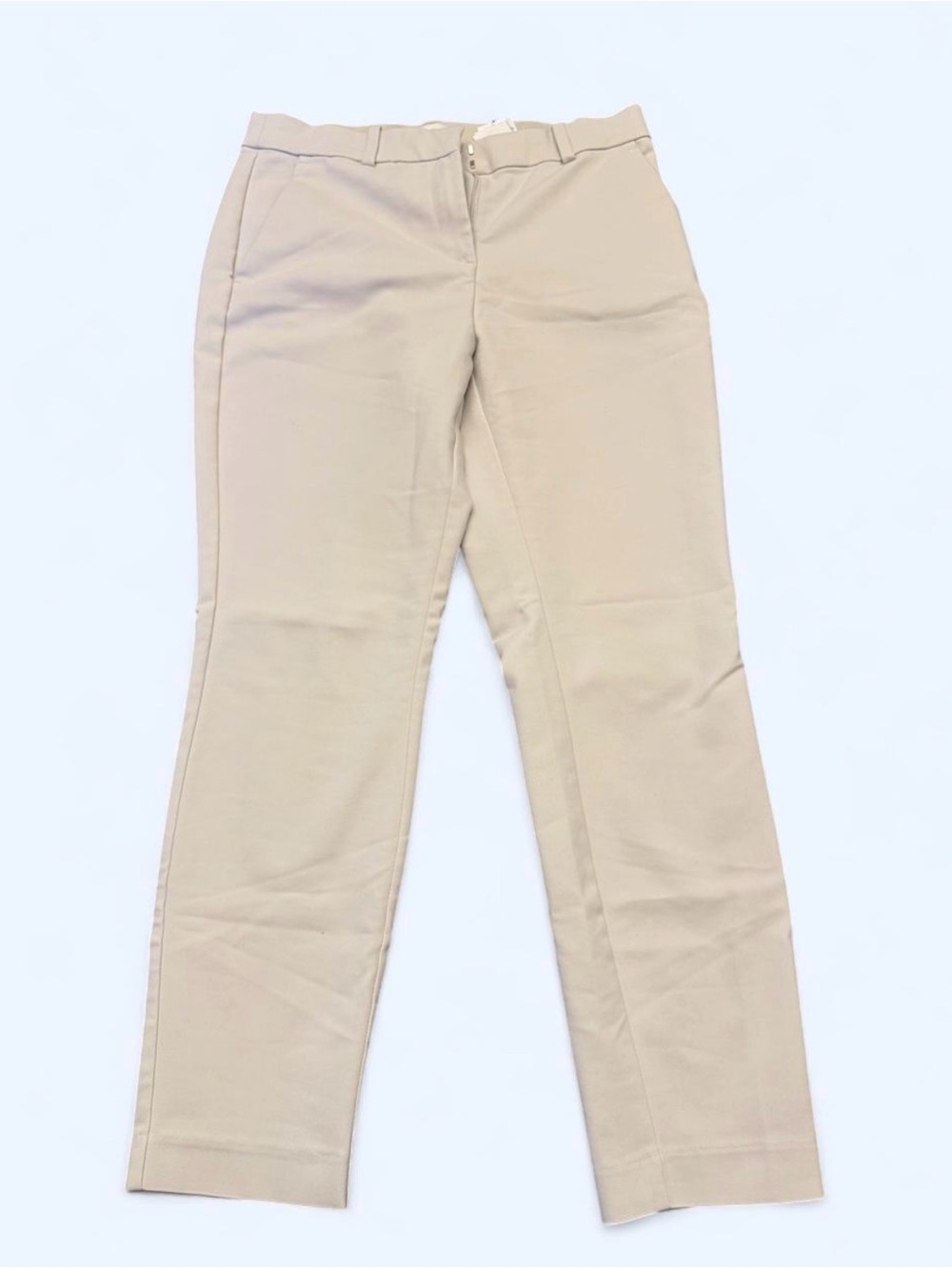 H&M Women's Straight-Leg Trousers - Beige